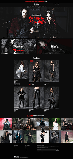 Gothic and Rock Clothing